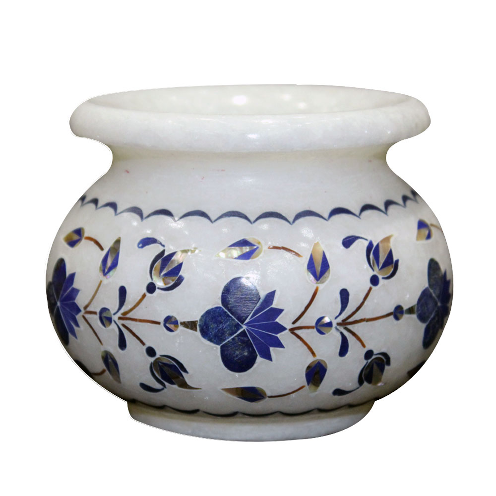 fully handmade white marble decorative pot-1000x1000