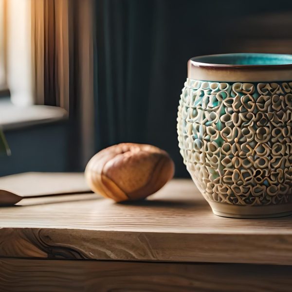 vase-with-wooden-handle-sits-table-window